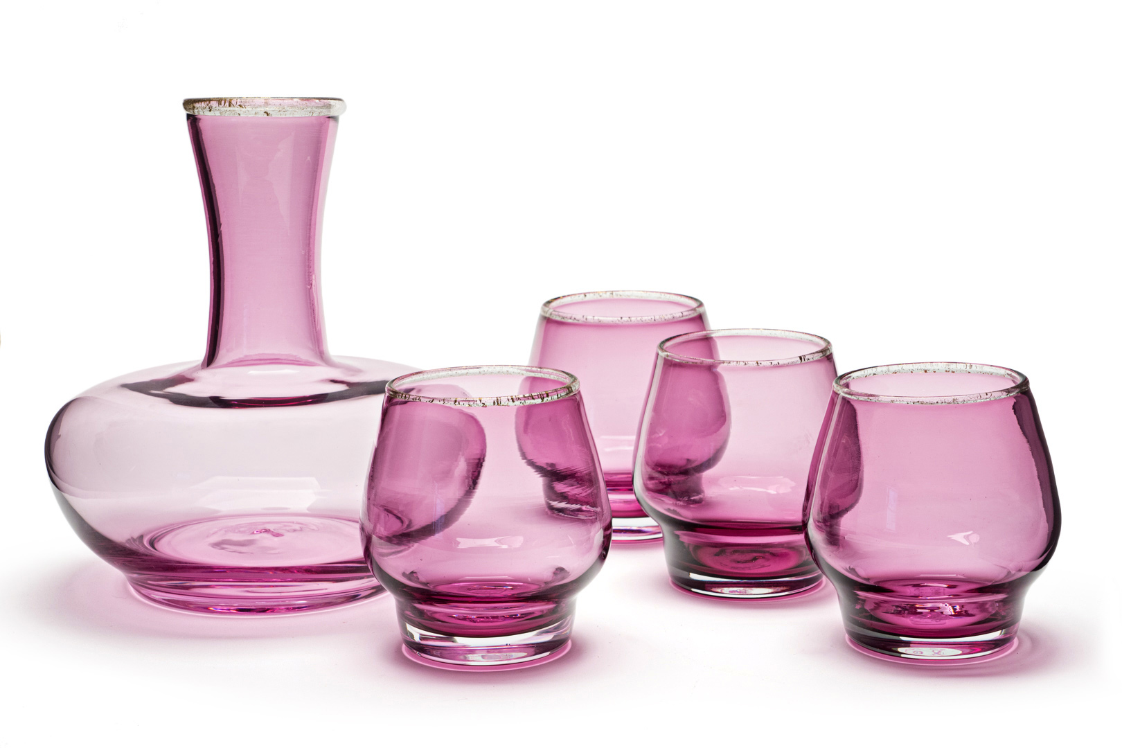 Pink Decanter Set Vetri